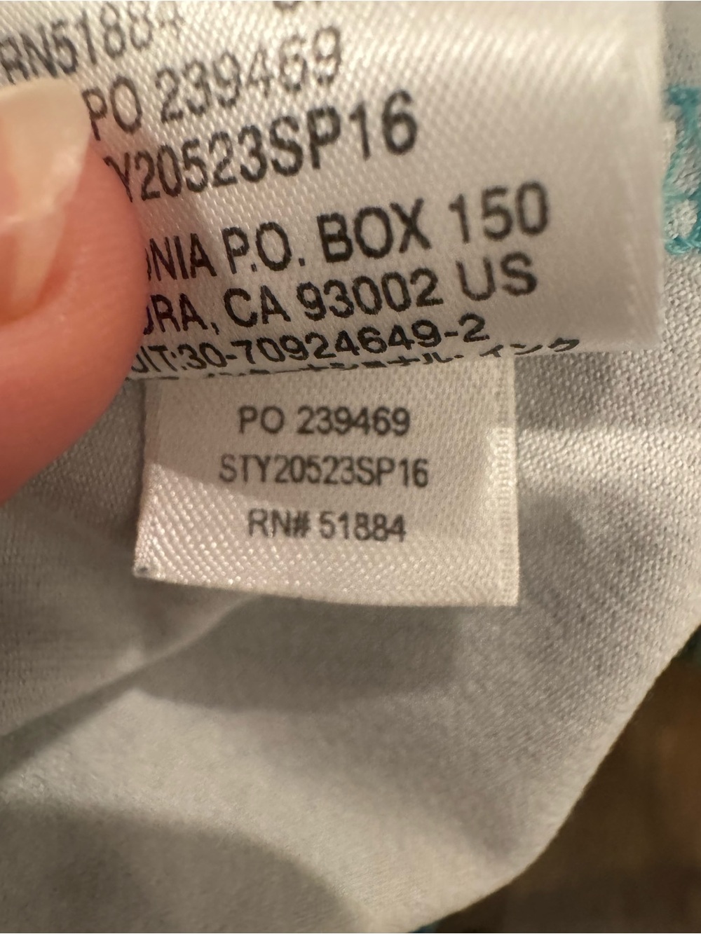 Patagonia Morning Glory Athletic Dress M Floral Blue Sporty Outdoor Hiking - Picture 9 of 9